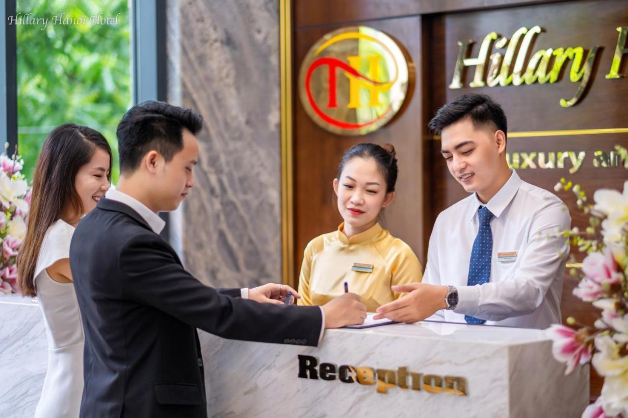Hillary Hanoi Hotel Bagian luar foto