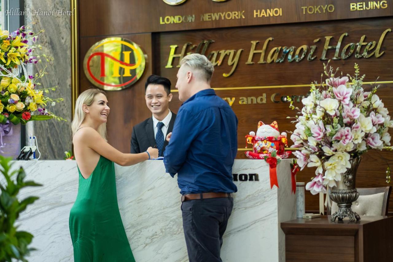 Hillary Hanoi Hotel Bagian luar foto