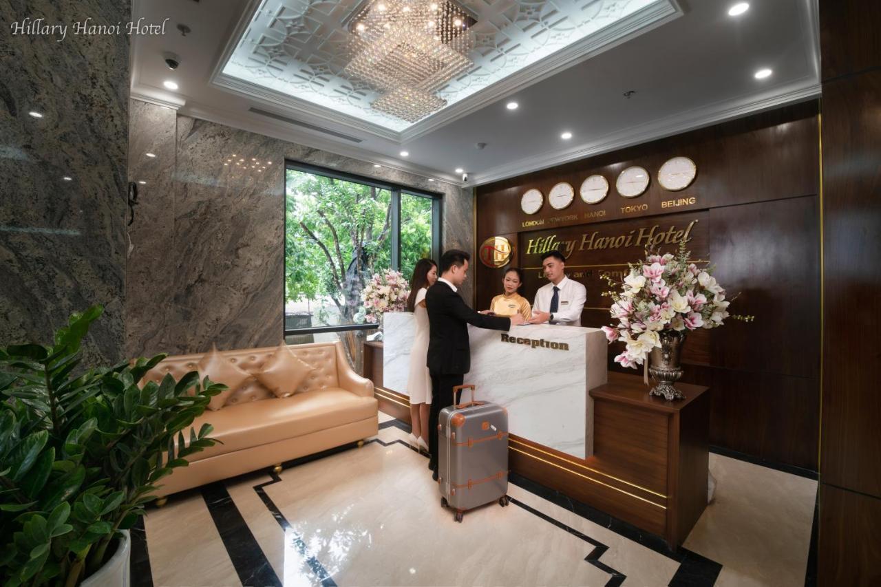 Hillary Hanoi Hotel Bagian luar foto
