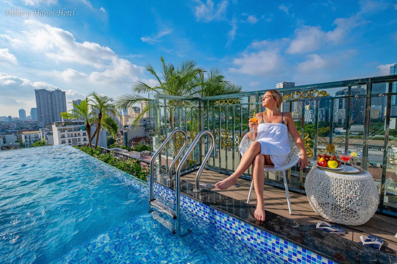 Hillary Hanoi Hotel Bagian luar foto